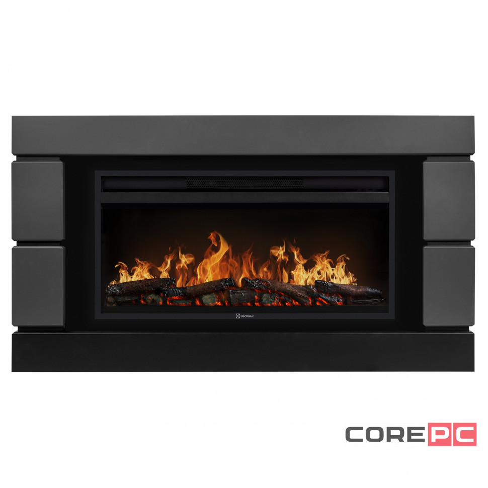 Каминокомплект: Очаг Electrolux EFP/P-3620LS, портал Moderno 42/40/36, графит