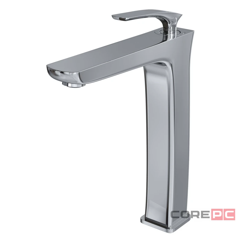 Смеситель для раковины MIXLINE МЛ21-042/ML21-042, рычажное управление, цвет хром