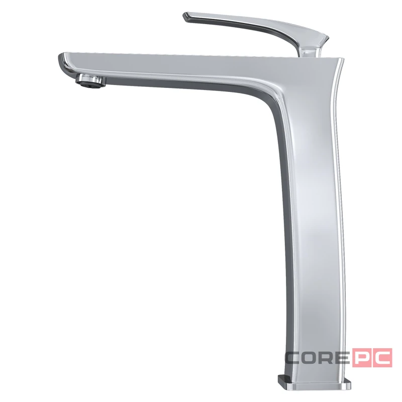 Смеситель для раковины MIXLINE МЛ21-042/ML21-042, рычажное управление, цвет хром