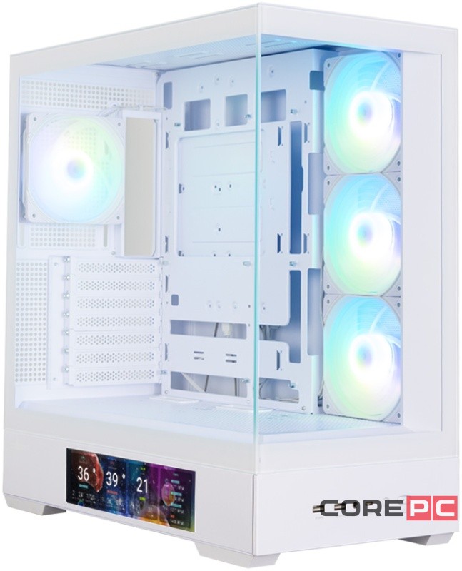 Компьютерный корпус Zalman P40 DS White ARGB