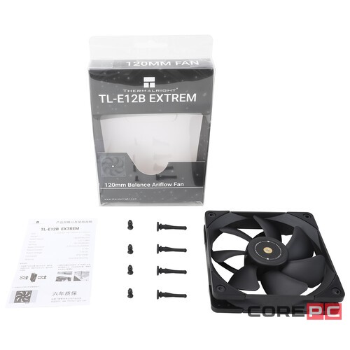 Вентилятор для корпуса Thermalright TL-E12B EXTREM (TRTLE12BE)