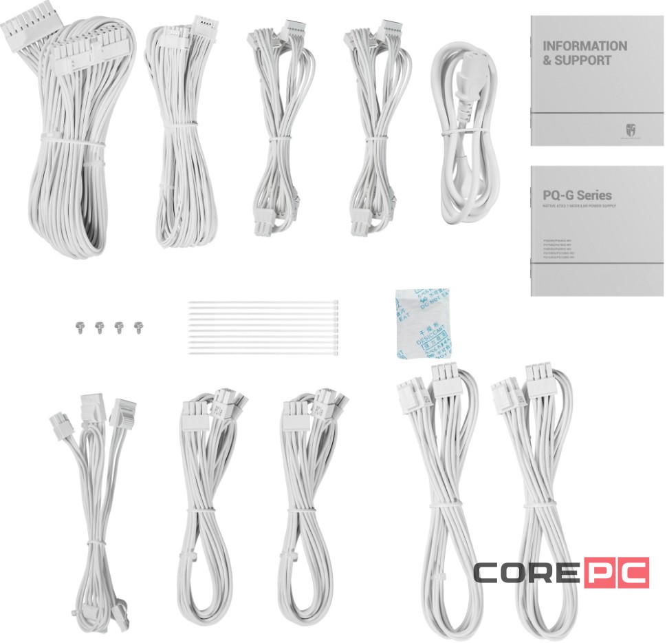 Блок питания Deepcool 1200W GAMERSTORM PQ1200G WH White 16 Pin (PCIe 5.0 Connector Cable Details)