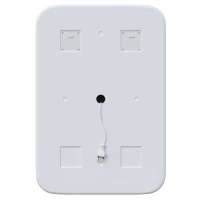 Зеркало MIXLINE Мальта-3 550х800 (ШВ) сенсорный выключатель, часы внешней настройки + подогрев