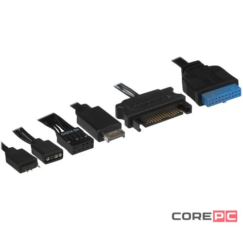 Компьютерный корпус 1STPLAYER MIKU Mi6 Black (Mi6-BK)