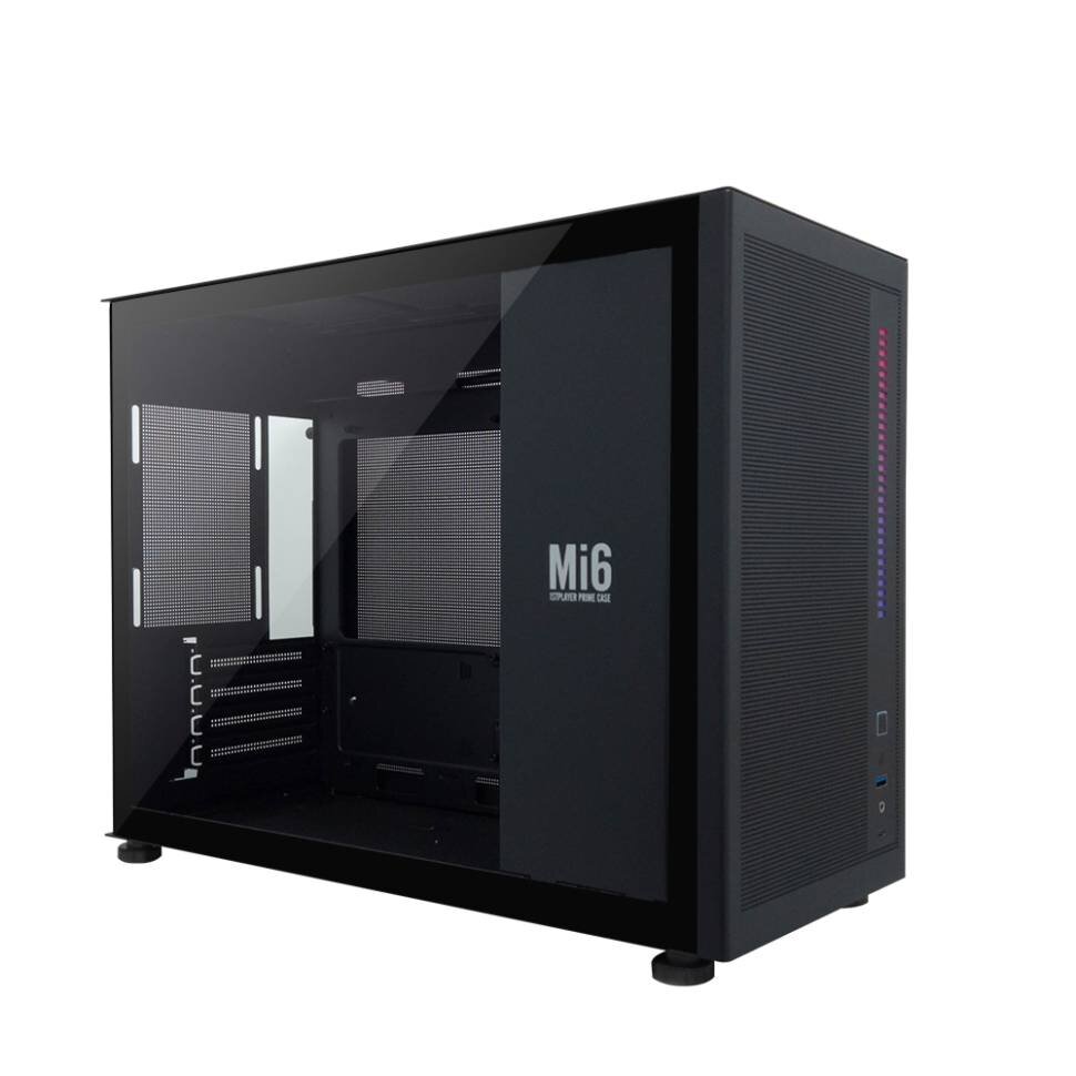 Компьютерный корпус 1STPLAYER MIKU Mi6 Black (Mi6-BK)