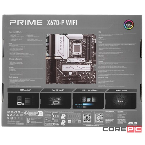 Материнская плата ASUS PRIME X670-P WIFI 90MB1BV0-M0EAY0