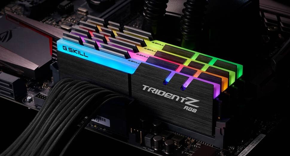 Оперативная память 64 Gb 4000 MHz G.Skill TRIDENT Z RGB (F4-4000C18D-64GTZR)