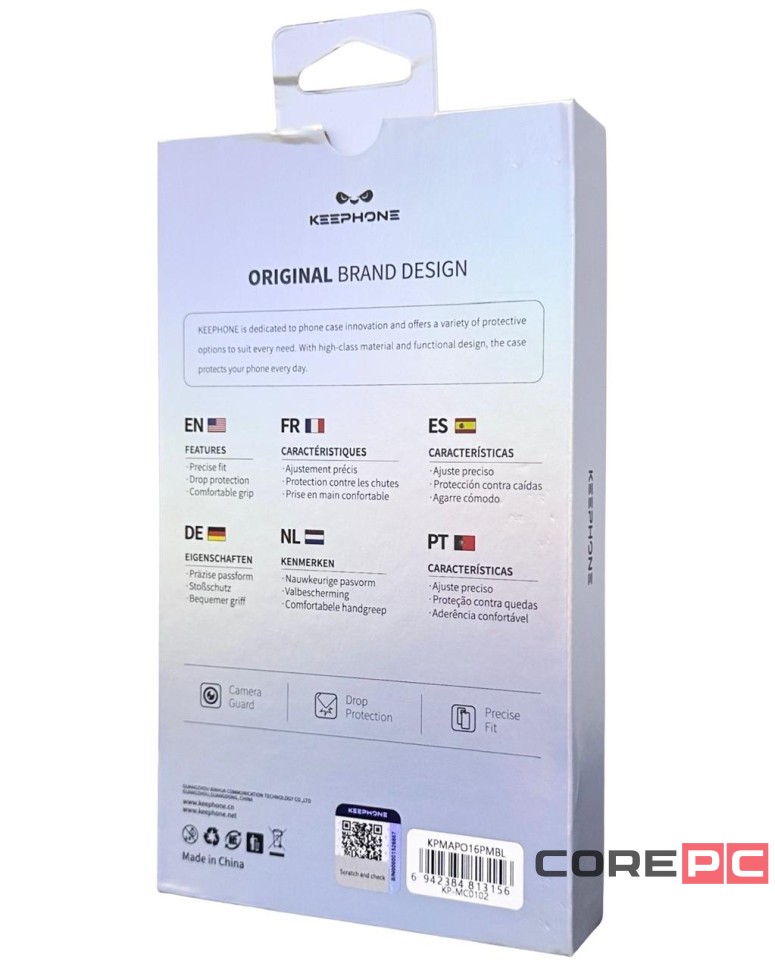 Накладка для i-Phone 16 Pro Max Keephone MagSnap синий