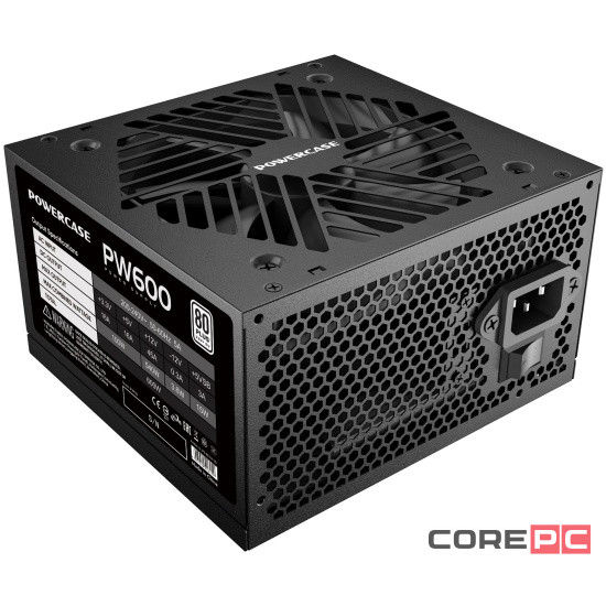 Блок питания Powercase 600W PW600 (PS-600W-DC)