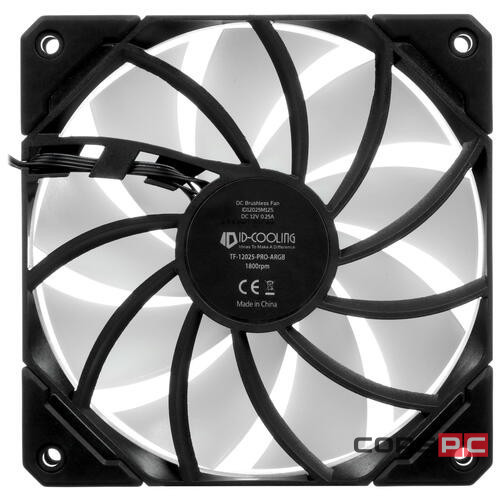 Комплект вентиляторов для корпуса ID-COOLING ARGB Black (TF-12025-PRO-ARGB TRIO) PWM