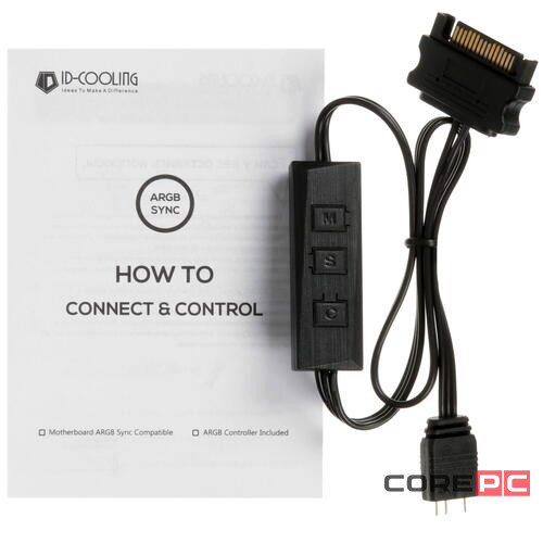 Комплект вентиляторов для корпуса ID-COOLING ARGB Black (TF-12025-PRO-ARGB TRIO) PWM