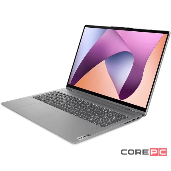 Ноутбук Lenovo IdeaPad Flex 5 16 82XY007BUS (Ryzen 7 7730U/16GB/512GB SSD/16.0"/1920x1200/Touch/AMD Radeon/Windows 11 Home) Серый