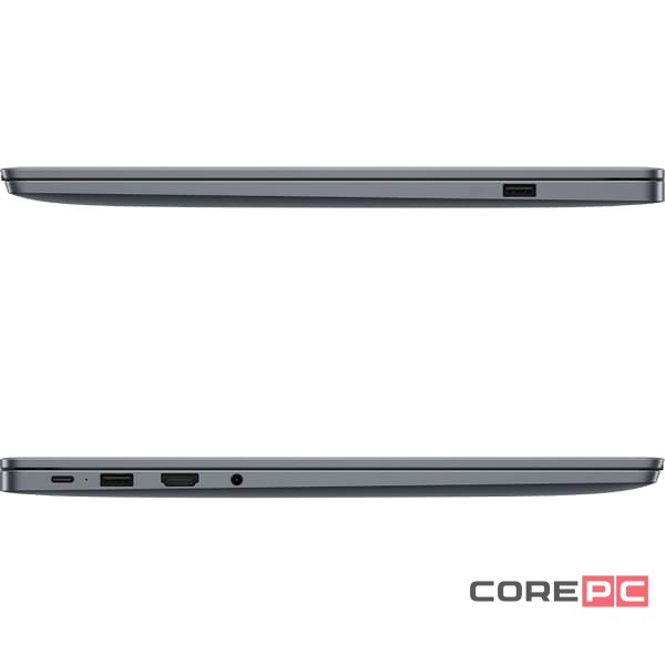 Ноутбук Huawei MateBook D14 53013XFP (i5-12450H/16GB/512GB SSD/14"/1920x1200/Intel Iris Xe/Windows 11 Home) Серый космос