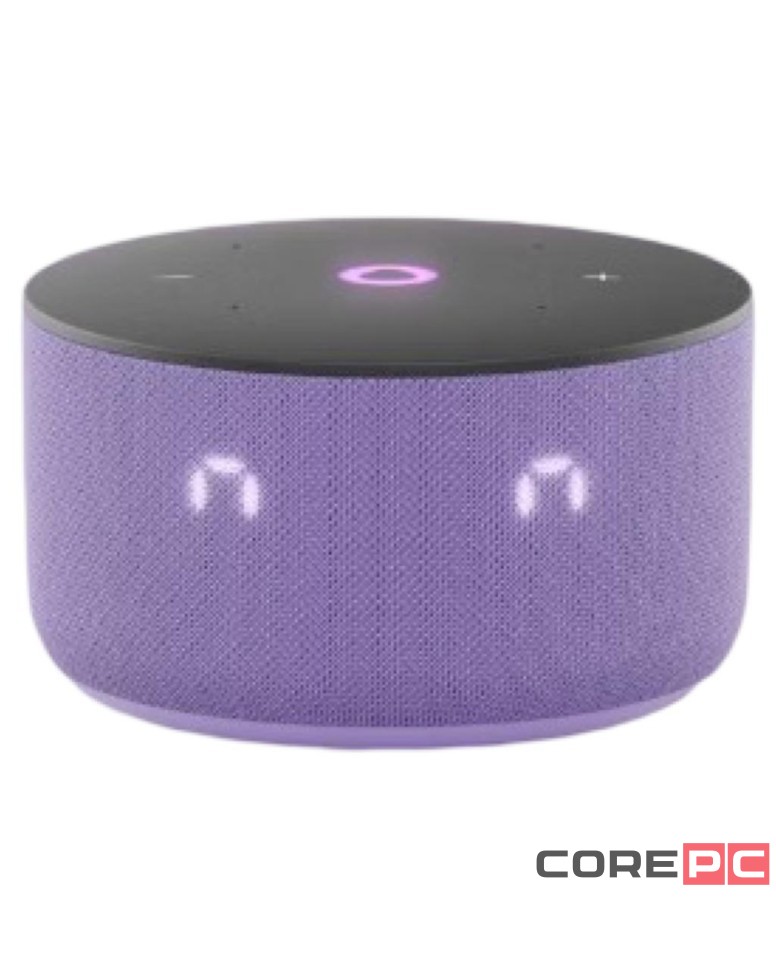 Умная колонка Яндекс Станция Мини 3 с часами лиловая