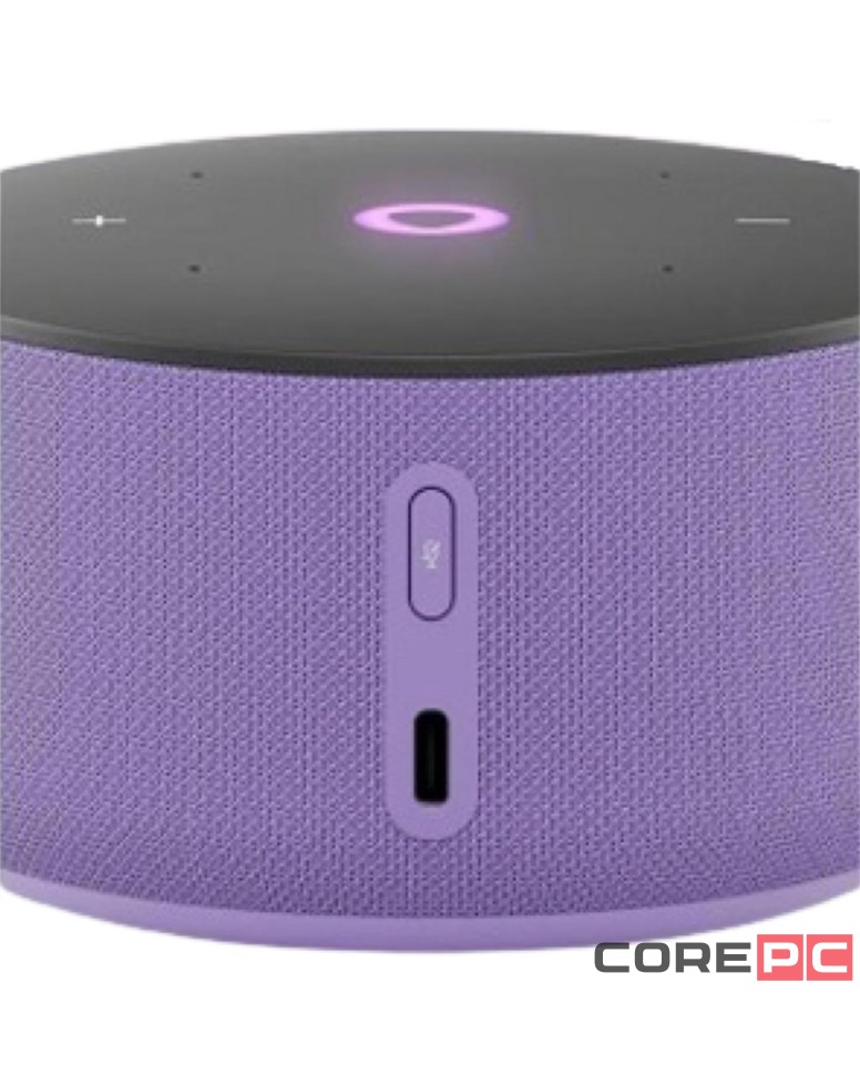 Умная колонка Яндекс Станция Мини 3 с часами лиловая