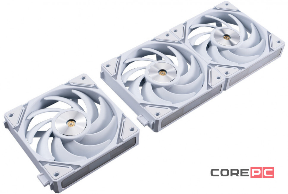 Комплект вентиляторов для корпуса 1STPLAYER XF7 ARGB White (XF7-WH-3IN1)