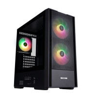 Компьютерный корпус 1STPLAYER AU7 ARGB Black (AU7-BK-2FA7-14-2FA7R-1FA7)
