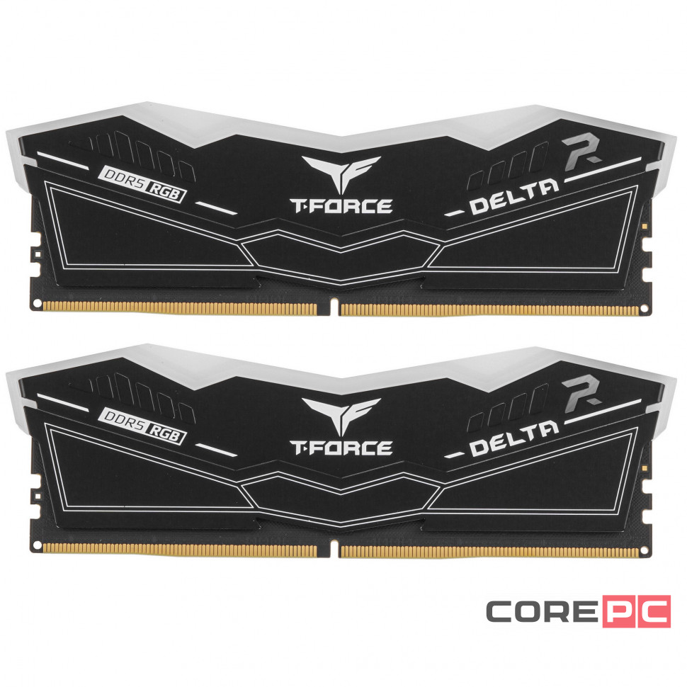 Оперативная память 32 Gb 8000 MHz Team Group T-FORCE DELTA RGB Black (FF3D532G8000HC38DDC01)