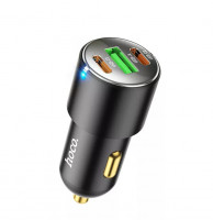 Автомобильное заряд. устр. Hoco NZ6 1USB/2C 18W/25W черное