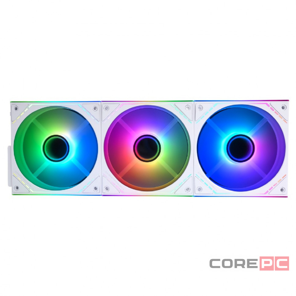 Комплект вентиляторов для корпуса Thermalright TL-M12QRW-S X3 Reverse ARGB White (TRTLM12QRWS.3P)