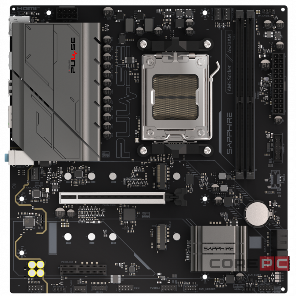 Материнская плата Sapphire A620AM PULSE (52118-03-40G)