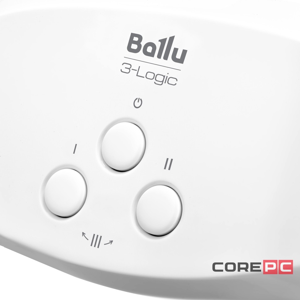 Водонагреватель проточный Ballu 3-Logic TS (5,5 kW) - кран+душ