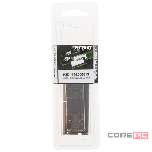 Оперативная память 4 Gb 2666 MHz PATRIOT SL (PSD44G266681)
