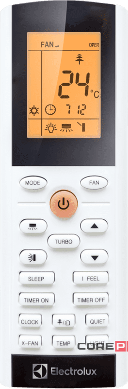 Настенная сплит-система Electrolux EACS/I-24HP/N8_25Y_in + EACS/I-24HP/N8_25Y_out, белый