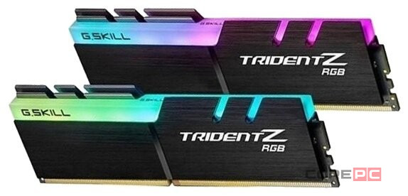 Оперативная память 16 Gb 3600 MHz G.Skill TRIDENT Z RGB (F4-3600C16D-16GTZRC)