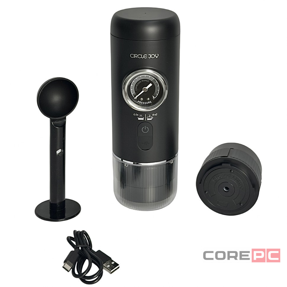Портативная кофеварка Circle Joy Lespresso Plus черный (CJ-KFJ04)