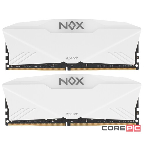 Оперативная память 32 Gb 3200 MHz Apacer NOX RGB White (AH4U32G32C28YNWAA-2)