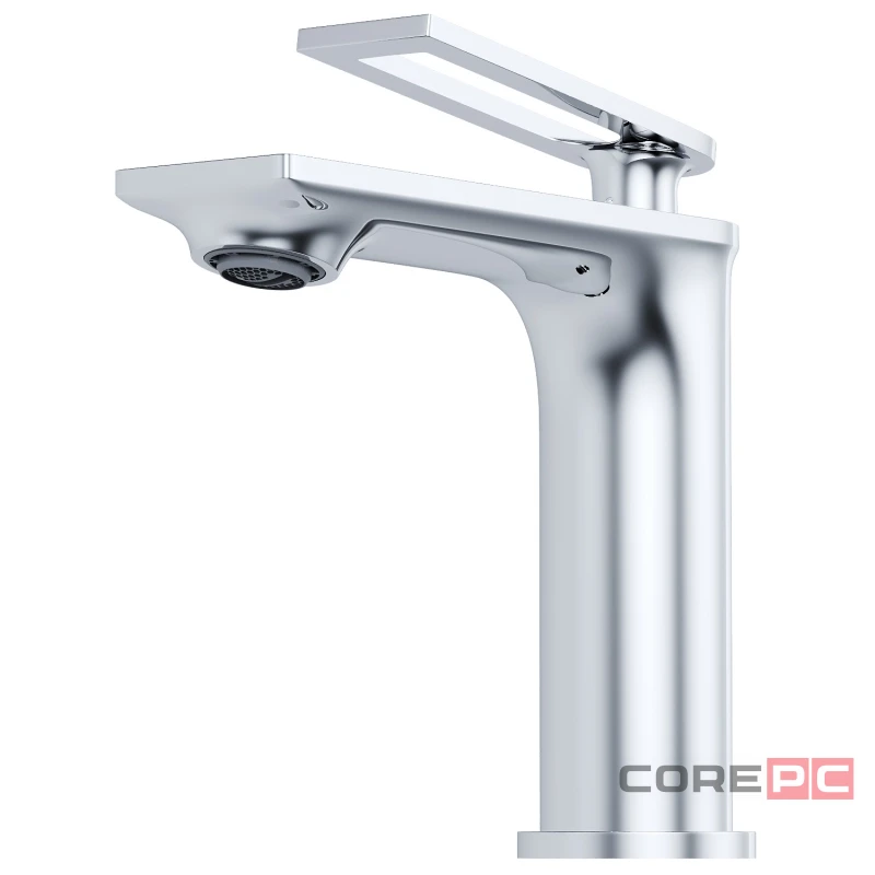 Смеситель для раковины MIXLINE МЛ28-04/ML28-04, рычажное управление, цвет хром
