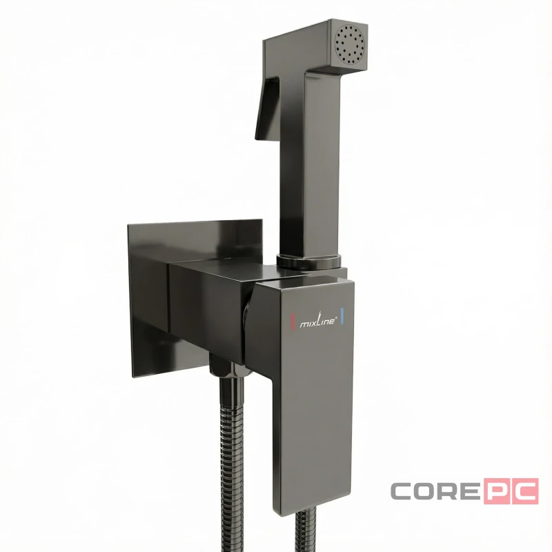 Смеситель для гигиенического душа MIXLINE МЛ31-082Г/ML31-082GR, рычажное управление, цвет хром