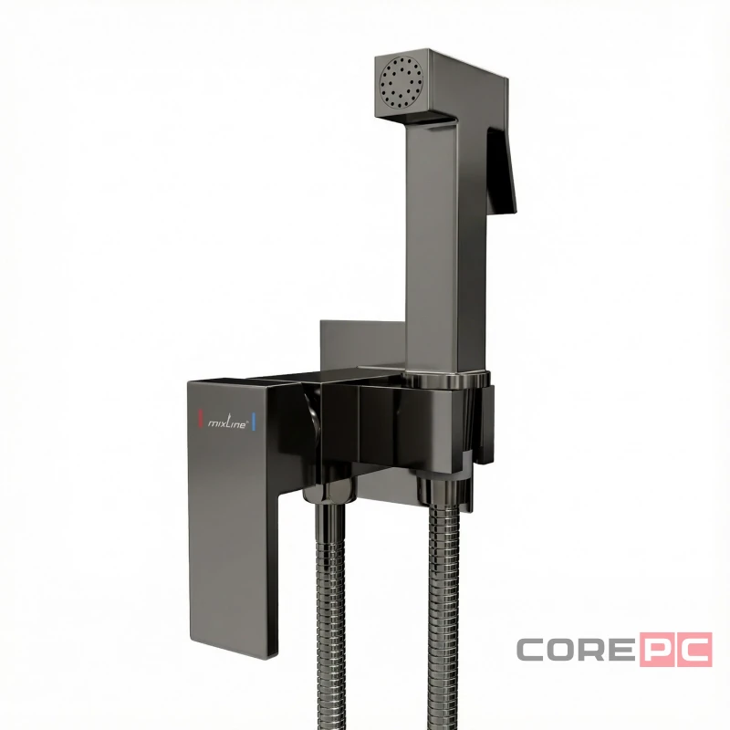 Смеситель для гигиенического душа MIXLINE МЛ31-082Г/ML31-082GR, рычажное управление, цвет хром