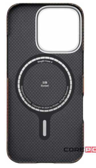 Чехол PITAKA StarPeak Tactile Woven Case для iPhone 16 Pro карбоновый (арамид) Sunset
