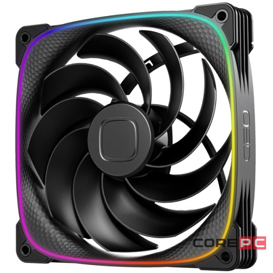 Вентилятор для корпуса Geometric Future Squama 2503RB-14 Reverse ARGB Black (1F2503R114000)