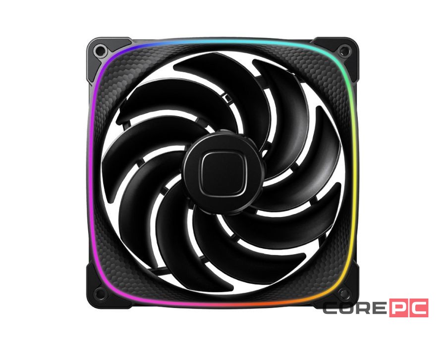 Вентилятор для корпуса Geometric Future Squama 2503RB-14 Reverse ARGB Black (1F2503R114000)