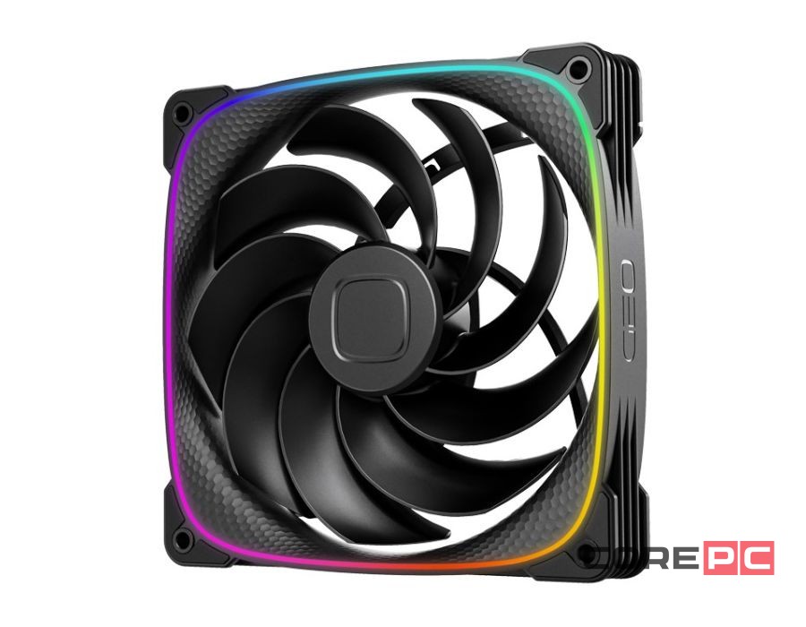 Вентилятор для корпуса Geometric Future Squama 2503RB-14 Reverse ARGB Black (1F2503R114000)