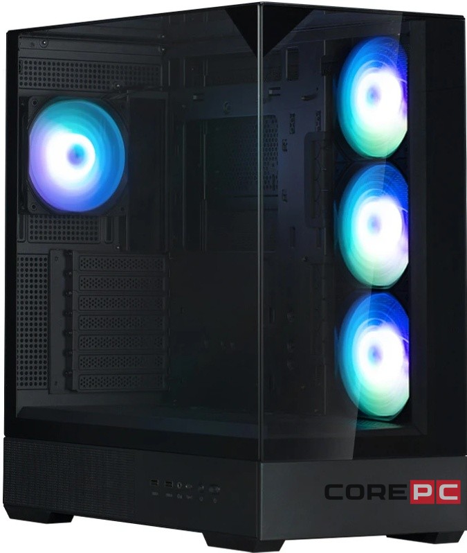 Компьютерный корпус Zalman P40 Prism Plus Black ARGB