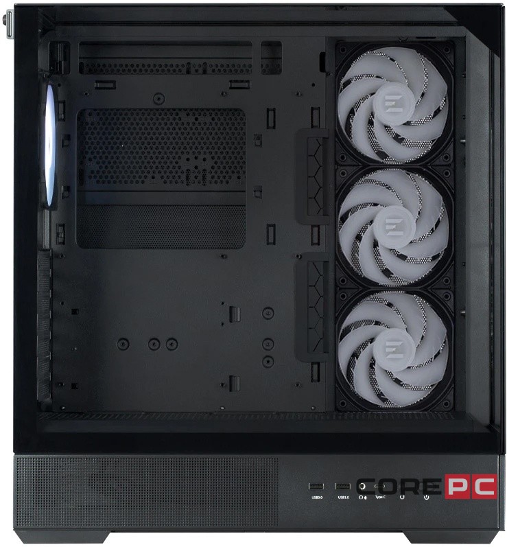 Компьютерный корпус Zalman P40 Prism Plus Black ARGB