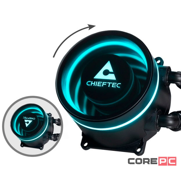 Система жидкостного охлаждения для процессора Chieftec ICEBERG 360 ARGB (CLC-360-RGB)