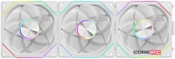 Комплект вентиляторов для корпуса PentaWave PF-U12WS ARGB White (PF-U12WS PWM 3in1)