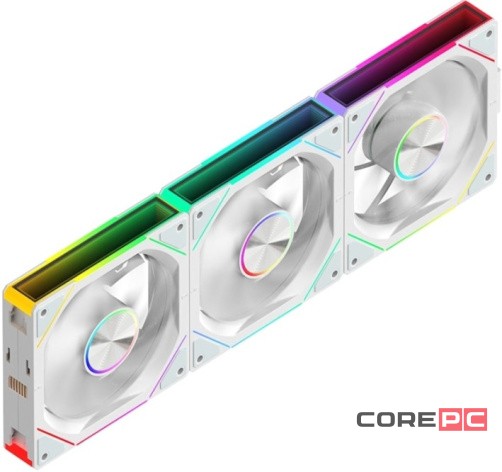 Комплект вентиляторов для корпуса PentaWave PF-U12WS ARGB White (PF-U12WS PWM 3in1)