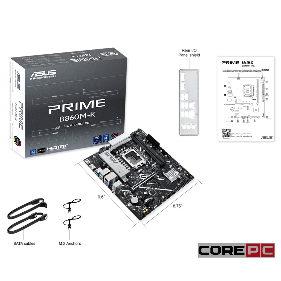 Материнская плата ASUS PRIME B860M-K (90MB1JT0-M0EAY0)