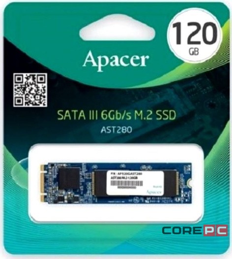Твердотельный накопитель Apacer 120 Gb AST280 AP120GAST280-1