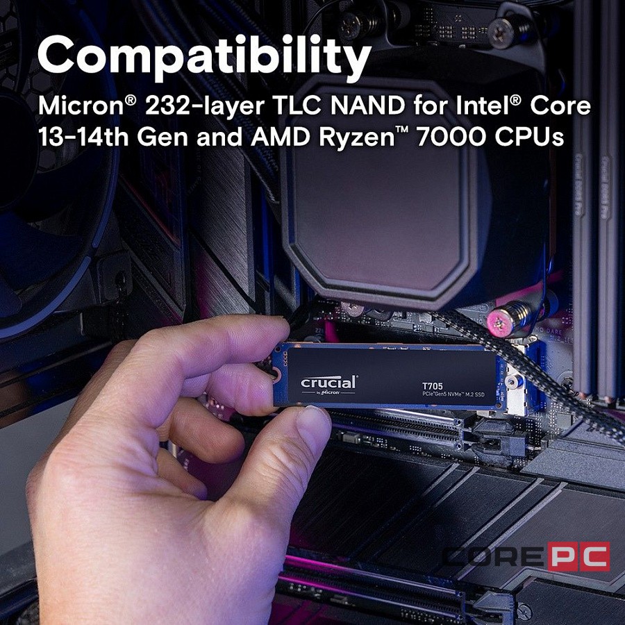 Твердотельный накопитель CRUCIAL 2000 Gb T705 (CT2000T705SSD3)