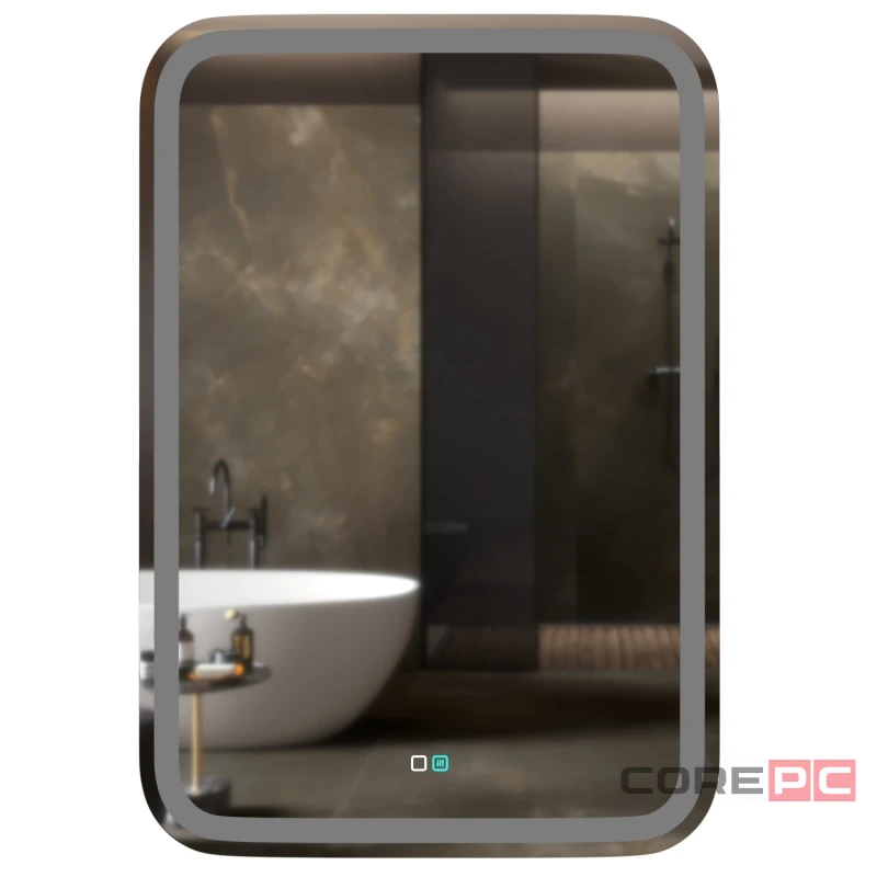 Зеркало MIXLINE Мальта-2 550х800 (ШВ) сенсорный выключатель, светодиодная подсветка + подогрев