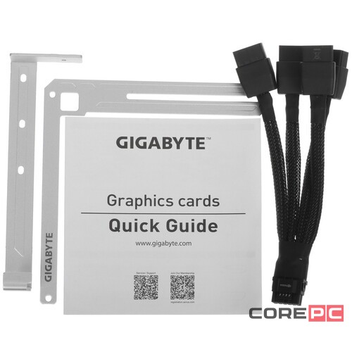 Видеокарта Gigabyte (GV-N4090AERO OC-24GD) GeForce RTX 4090 24GB AERO OC