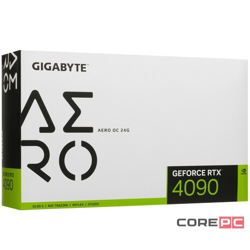 Видеокарта Gigabyte (GV-N4090AERO OC-24GD) GeForce RTX 4090 24GB AERO OC