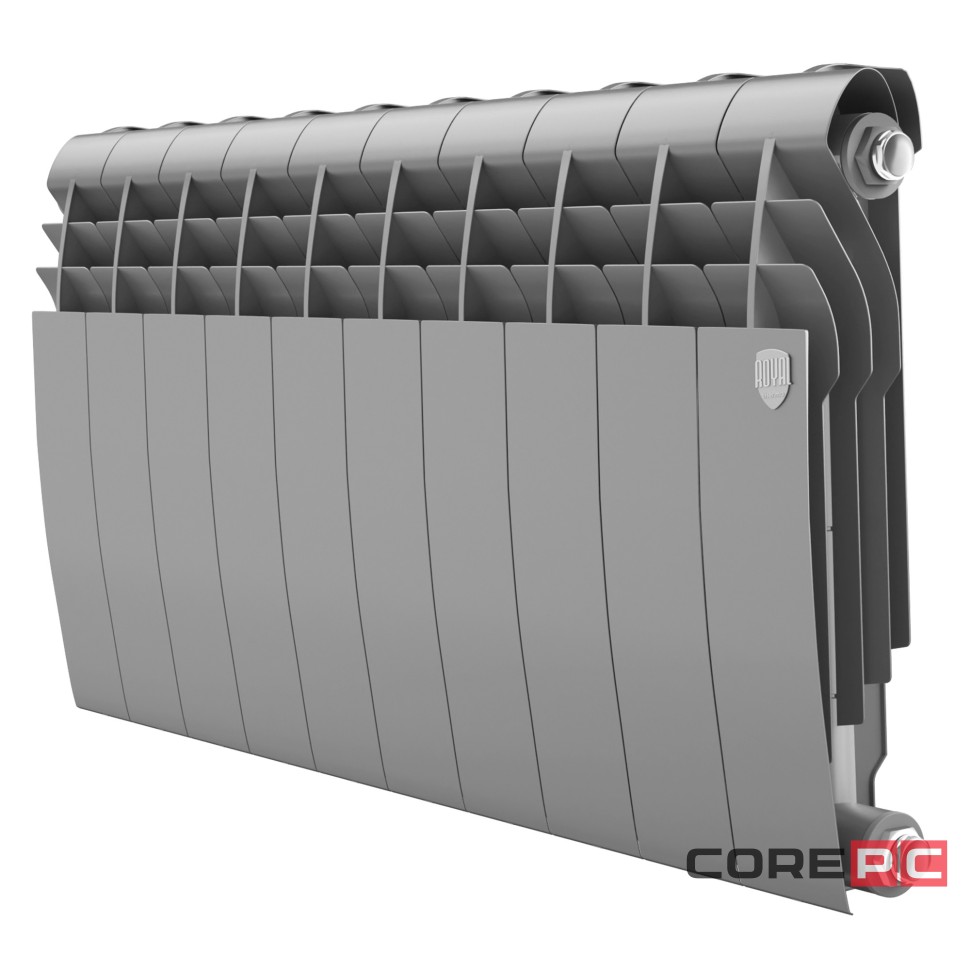 Радиатор биметаллический Royal Thermo BILINER B 350 Серебристый - 10 секц.